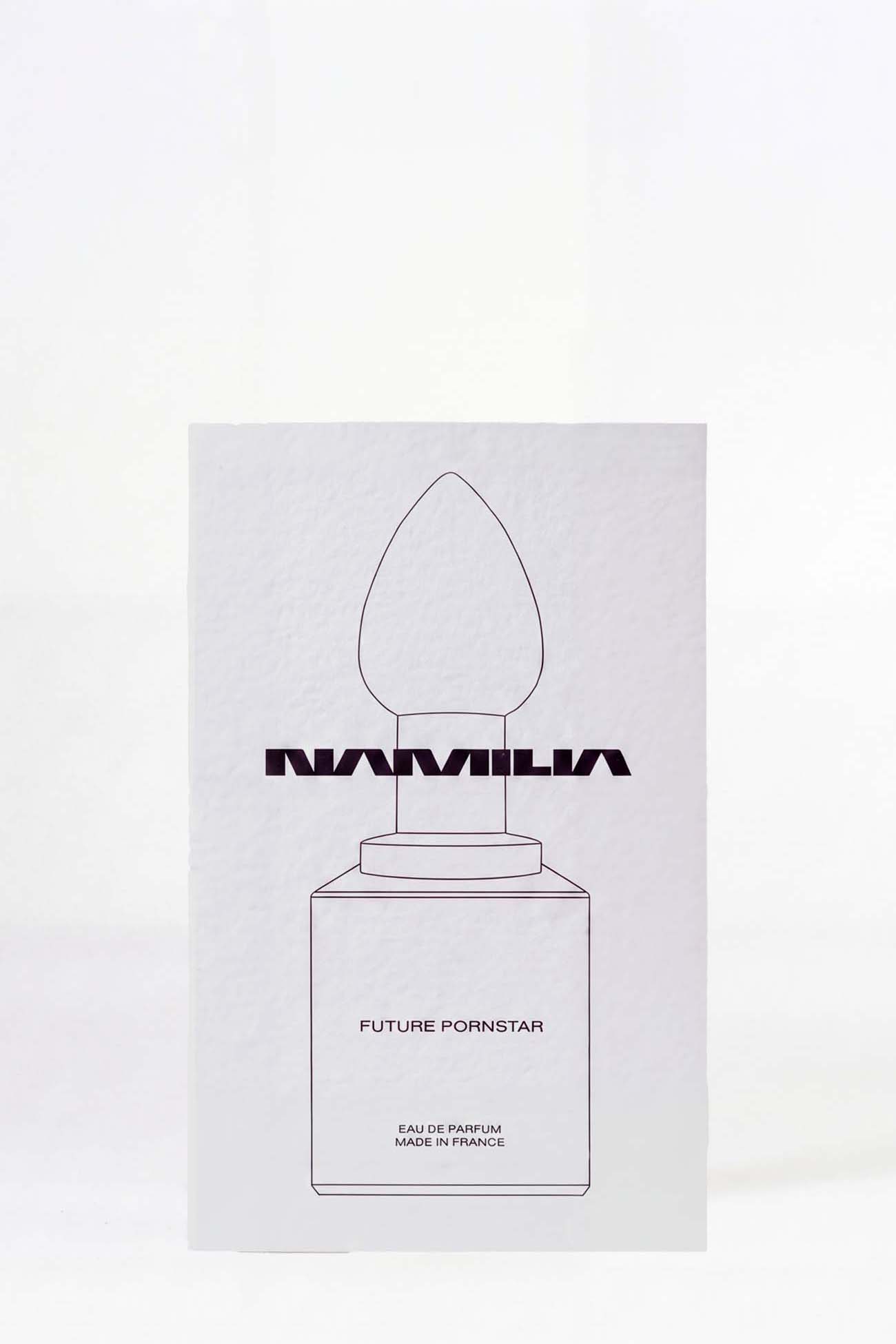 a tester of NAMILIA parfum Future Pornstar